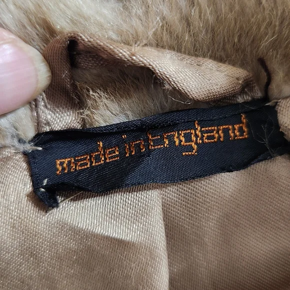 Tissavel France Vintage Faux Mink Fur Jacket Made In England Sz XL Excellent Con - Picture 3 of 16